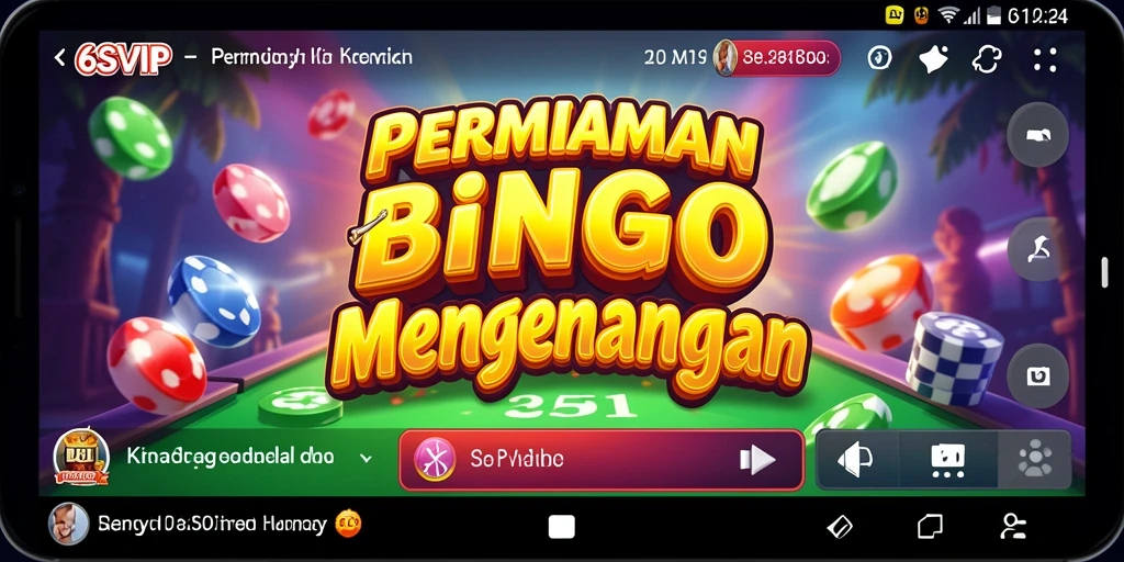 Screenshot gameplay 6SVIP menunjukkan keseruan permainan Bingo.