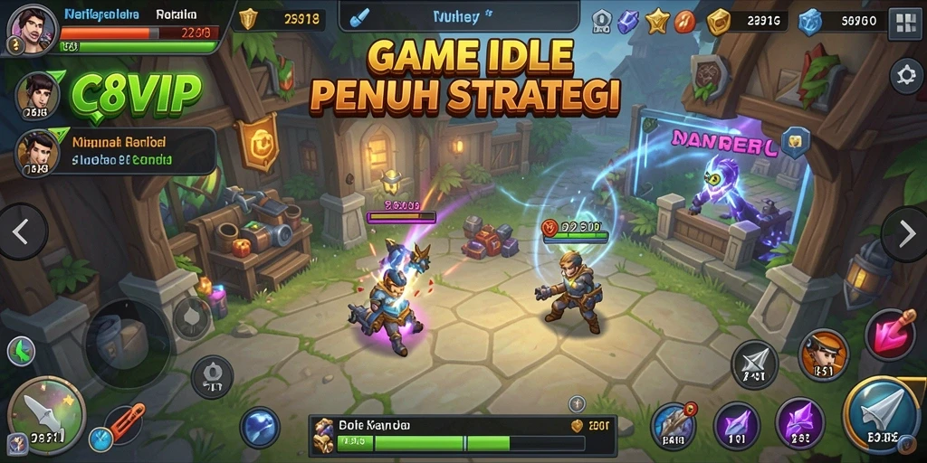 Tampilan gameplay C8VIP yang menarik dan interaktif.