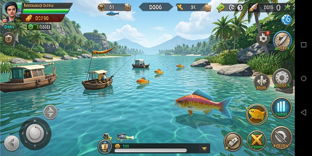 Gameplay D06 yang seru dan menantang di laut.