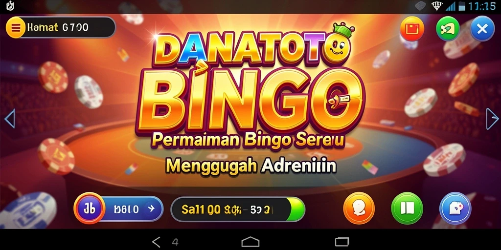 Tampilan gameplay seru dalam DANATOTO yang menantang.