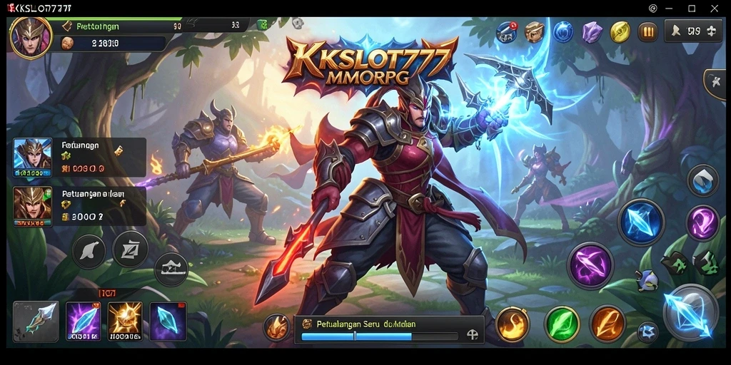 Tampilan gameplay KKSLOT777 yang menarik dan mendebarkan.