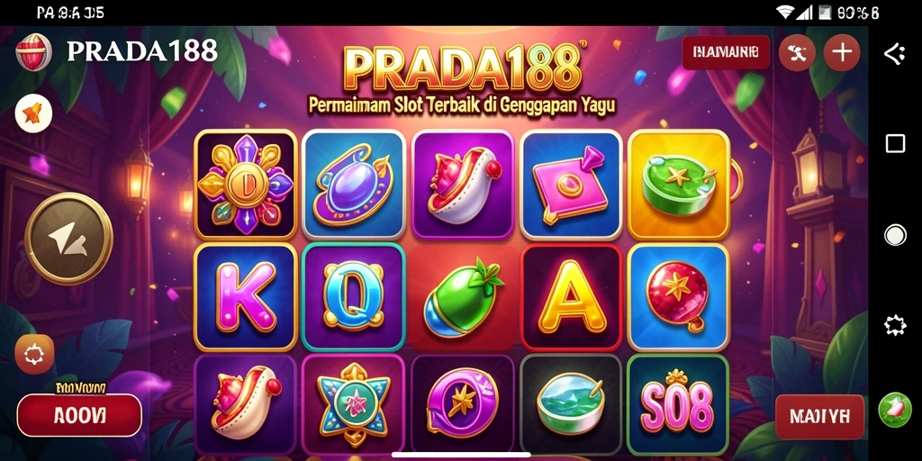 Tampilan gameplay menarik PRADA188 yang menggugah selera bermain Slot.