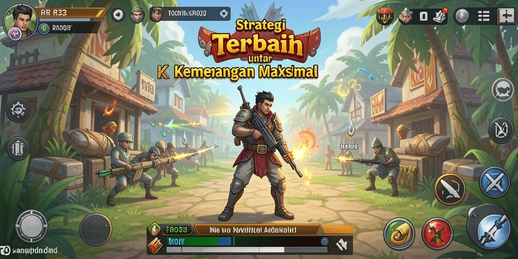Screenshot utama RR33 menunjukkan intensitas gameplay strategi yang mendebarkan.