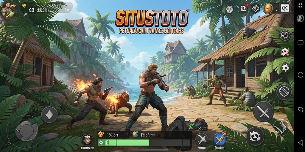 Gameplay SITUSTOTO dengan dunia terbuka yang luas dan interaktif.