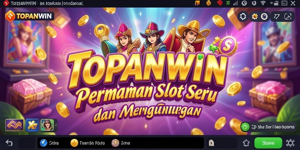 Tampilan gameplay menarik dari permainan slot TOPANWIN.